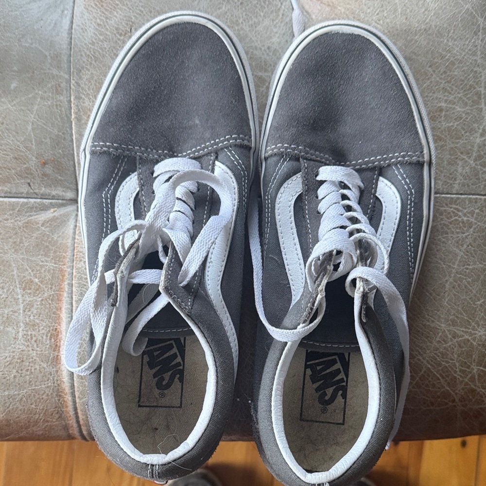 Vans Gray and White Men's Sneakers